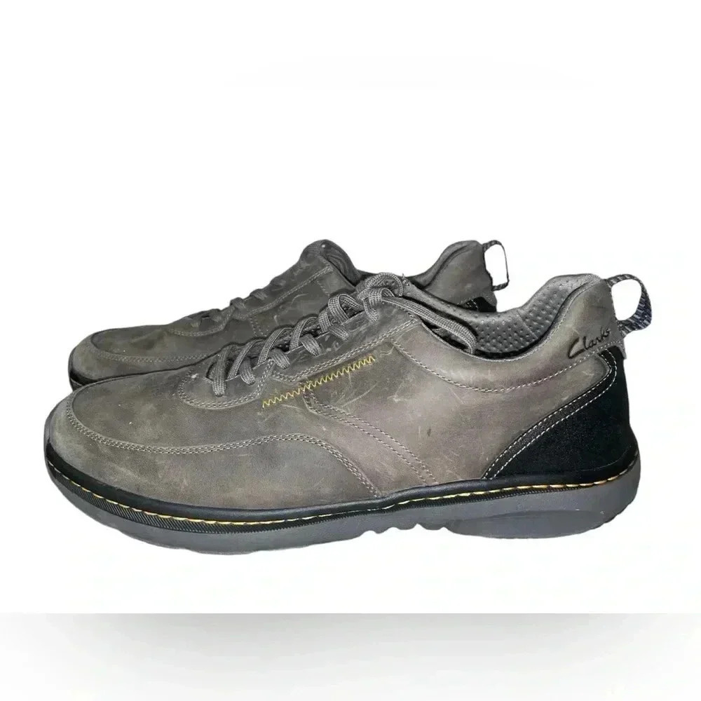 Clarks PRO Lace Sneaker Grey Size 13